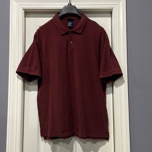 Men’s 2XL Brick Red Short Sleeve Polo Shirt